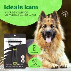 Mister Mill Professionele 2-Zijdige Ondervacht Kam Voor Hond En Kat – Honden/Kattenborstel – Klittenkam – 9,5 Cm. 18 Mister Mill Professionele 2-Zijdige Ondervacht Kam Voor Hond En Kat – Honden/Kattenborstel – Klittenkam – 9,5 Cm. -DierenPlezier 1200x1200 438