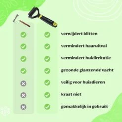 Mister Mill Professionele 2-Zijdige Ondervacht Kam Voor Hond En Kat – Honden/Kattenborstel – Klittenkam – 9,5 Cm. 20 Mister Mill Professionele 2-Zijdige Ondervacht Kam Voor Hond En Kat – Honden/Kattenborstel – Klittenkam – 9,5 Cm. -DierenPlezier 1200x1200 439