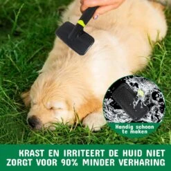 Mister Mill 2 Zijdige Ondervacht Kam Plus Slicker Borstel - Honden/Katten Kam - Voordeel Set -DierenPlezier 1200x1200 461