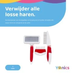 YUNICS® Hondenborstel Set - Hondenkam - Klittenkam – Slicker - Borstelset – Hondenhaar - Haarverzorging - Dierenverzorging - 3 Delig 8 YUNICS® Hondenborstel Set - Hondenkam - Klittenkam – Slicker - Borstelset – Hondenhaar - Haarverzorging - Dierenverzorging - 3 Delig -DierenPlezier 1200x1200 467