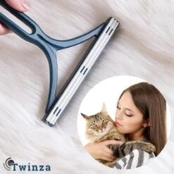 |Twinza®|Huisdierhaar Verwijderaar - Haarverwijderaar, Huisdieren - Kattenhaar - Hondenhaar - Knaagdieren - Kleding - Meubels - Donkerblauw -DierenPlezier 1200x1200 470
