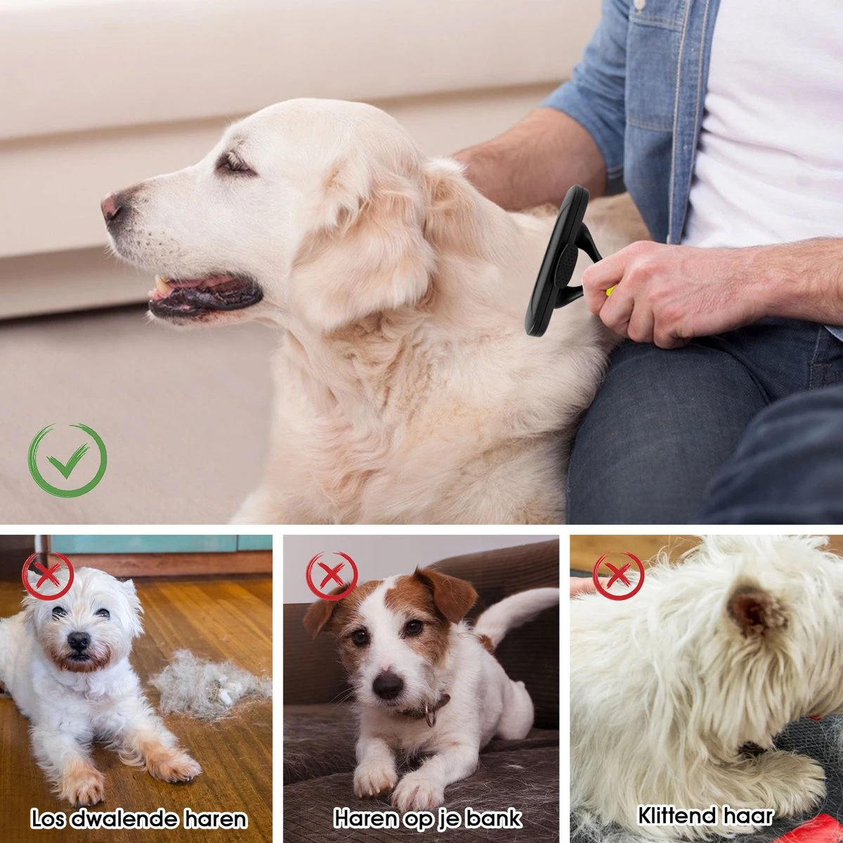 Mister Mill Trimhark - Hondenkam Kattenkam - Dierenkam 6,6 CM 8 Mister Mill Trimhark - Hondenkam Kattenkam - Dierenkam 6,6 CM - Afbeelding 6