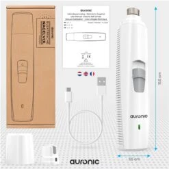 Auronic Elektrische Nagelvijl - Voor Dieren - Oplaadbaar - Draadloos - Diamant Vijlkop - Hond/Katten - Wit 17 Auronic Elektrische Nagelvijl - Voor Dieren - Oplaadbaar - Draadloos - Diamant Vijlkop - Hond/Katten - Wit -DierenPlezier 1200x1200 527