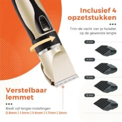 PetGoods Hondentondeuse - 10 Delige Set - Katten & Honden - Draadloos - Low Noise - Incl. Schaar, Nagelknipper, Vijl & Kam 18 PetGoods Hondentondeuse - 10 Delige Set - Katten & Honden - Draadloos - Low Noise - Incl. Schaar, Nagelknipper, Vijl & Kam -DierenPlezier 1200x1200 580