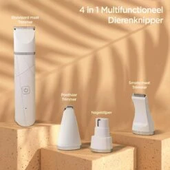 Revo Goods Professionele 4 In 1 Hondentondeuse Set -Ideaal Voor Honden En Andere Huisdieren - Slijper Inbegrepen -Draadloos - Ultra Stil 12 Revo Goods Professionele 4 In 1 Hondentondeuse Set -Ideaal Voor Honden En Andere Huisdieren - Slijper Inbegrepen -Draadloos - Ultra Stil -DierenPlezier 1200x1200 586