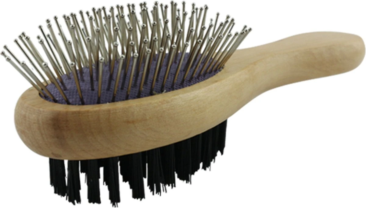 Merkloos Nobleza Dierenborstel - Hondenborstel - Kattenborstel - Tweezijdig - Dubbelzijdig - Hout - Maat L 12 Merkloos Nobleza Dierenborstel - Hondenborstel - Kattenborstel - Tweezijdig - Dubbelzijdig - Hout - Maat L - Afbeelding 10