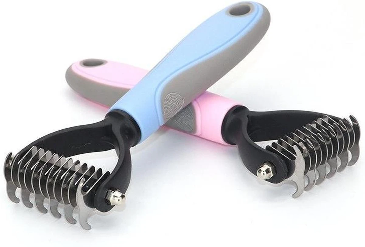 Ontharing Kam Voor Honden Kat Ontklitter Bont Trimmen Dematting Deshedding Grooming Brush Tool Voor Matted Lang Haar Krullend Huisdier 3 Ontharing Kam Voor Honden Kat Ontklitter Bont Trimmen Dematting Deshedding Grooming Brush Tool Voor Matted Lang Haar Krullend Huisdier