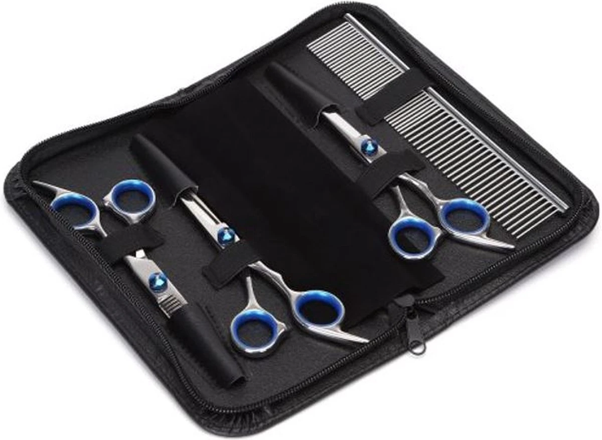 Nobleza Vachtscharen En Kam Set - Scharen Set - Vachtverzorging Set - Scharen Set Voor Honden En Katten 9 Nobleza Vachtscharen En Kam Set - Scharen Set - Vachtverzorging Set - Scharen Set Voor Honden En Katten - Afbeelding 7