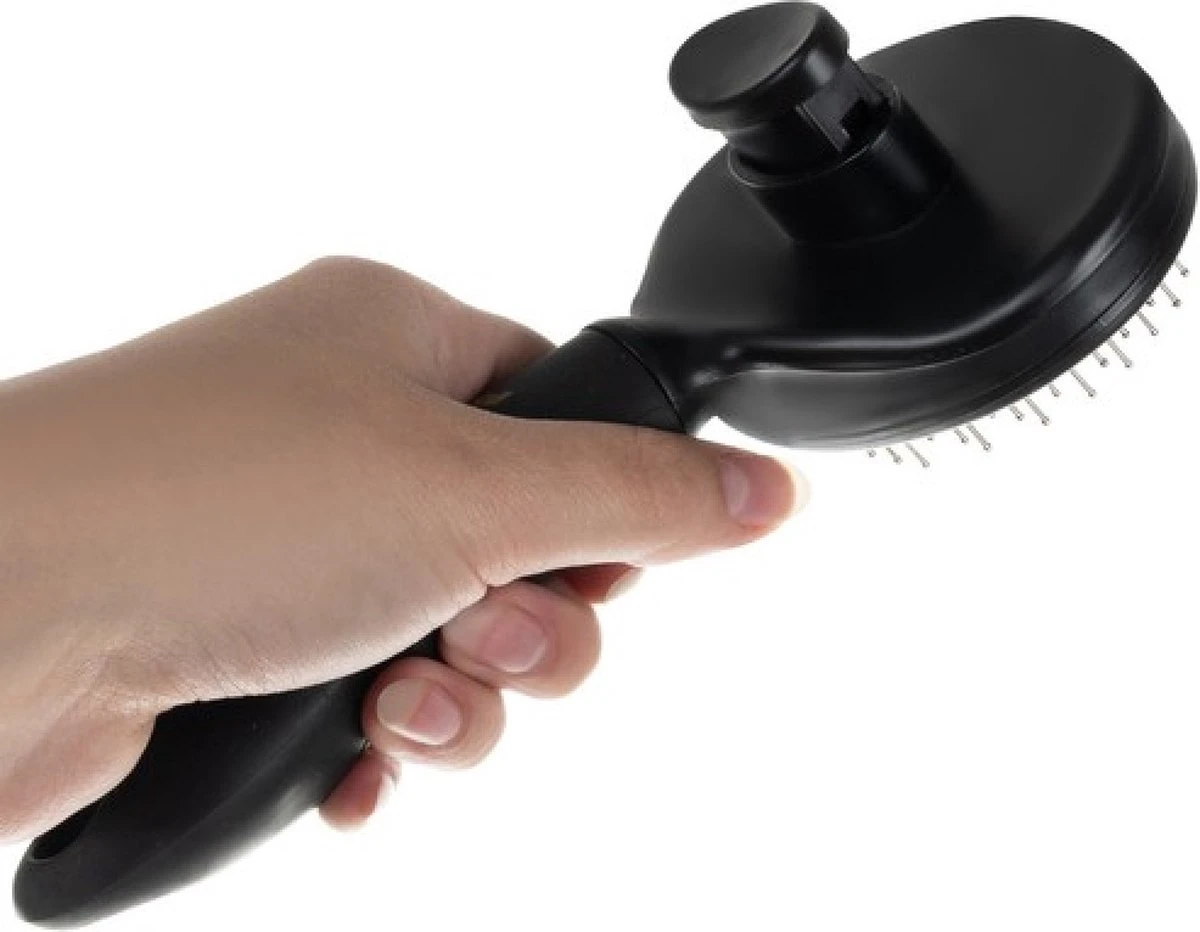 Purlov Zelfreinigende Kattenborstel En Hondenborstel - Haarverwijderaar Voor Huisdieren - Hondenborstel -Hondenhaar Kattenhaar Verwijderaar 5 Purlov Zelfreinigende Kattenborstel En Hondenborstel - Haarverwijderaar Voor Huisdieren - Hondenborstel -Hondenhaar Kattenhaar Verwijderaar - Afbeelding 3