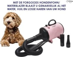 Forgoods Professionele Hondenfohn - Waterblazer Voor Honden - Hondenfohn Met 4 Opzetstukken - 2800W Verstelbaar Vermogen - Roze 17 Forgoods Professionele Hondenfohn - Waterblazer Voor Honden - Hondenfohn Met 4 Opzetstukken - 2800W Verstelbaar Vermogen - Roze -DierenPlezier 1200x942