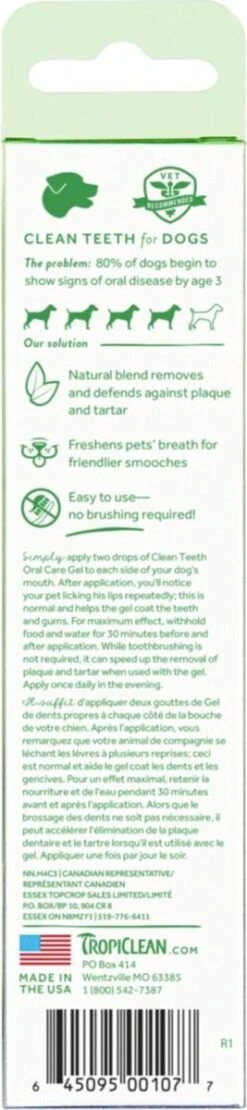 Tropiclean Fresh Breath Clean Teeth Oral Care Gel - Gebitsverzorging - Mint 59 Ml 11 Tropiclean Fresh Breath Clean Teeth Oral Care Gel - Gebitsverzorging - Mint 59 Ml -DierenPlezier 267x1200 2