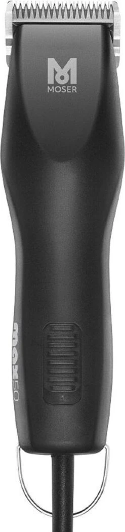 Hondentondeuse Moser Max 50 Zwart 1 Speed 8 Hondentondeuse Moser Max 50 Zwart 1 Speed -DierenPlezier 282x1200