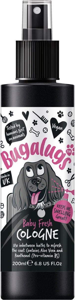 Bugalugs - Vachtverzorging Hond - Baby Fresh Gift Set - Hondenshampoo - Hondenparfum - Anti-klit Spray - 650 Ml - Kerstcadeau 7 Bugalugs - Vachtverzorging Hond - Baby Fresh Gift Set - Hondenshampoo - Hondenparfum - Anti-klit Spray - 650 Ml - Kerstcadeau - Afbeelding 5