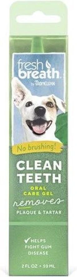 Tropiclean Fresh Breath Clean Teeth Oral Care Gel - Gebitsverzorging - Mint 59 Ml 17 Tropiclean Fresh Breath Clean Teeth Oral Care Gel - Gebitsverzorging - Mint 59 Ml -DierenPlezier 337x1200