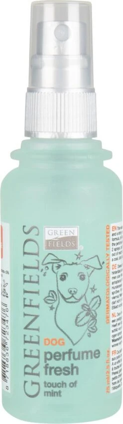 Hondenparfum Spray In 4 Geuren - Greenfields - Alchoholvrije En PH Neutrale Formule Tegen Onaangename Geurtjes - 50ml - Exotic 39 Hondenparfum Spray In 4 Geuren - Greenfields - Alchoholvrije En PH Neutrale Formule Tegen Onaangename Geurtjes - 50ml - Exotic -DierenPlezier 348x1200