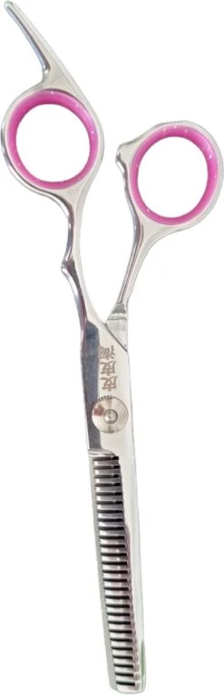 Professor Q - Professionele Effileerschaar - Uitdunschaar - Uitdunschaar Kapper RVS - Kappersschaar - Schaar - Blauw - Coupeschaar - Haar - Knipschaar - Knippen - Kapper Set - Kapper - Premium Uitdun Schaar - Ergonomisch -DierenPlezier 387x1200