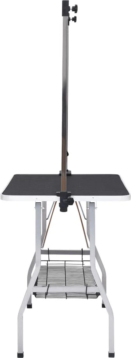 VIDAXL Hondentrimtafel Verstelbaar Met 2 Lussen En Opbergschap 6 VIDAXL Hondentrimtafel Verstelbaar Met 2 Lussen En Opbergschap - Afbeelding 4