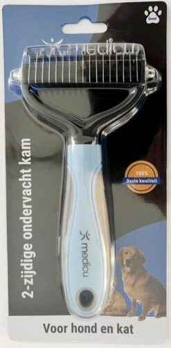 Hondenkam 2-Zijdige Voor Ondervacht - Kattenkam - Voorkomt Haaruitval - Verwijdert Klitten - MEDICU ® Premium Quality 7 Hondenkam 2-Zijdige Voor Ondervacht - Kattenkam - Voorkomt Haaruitval - Verwijdert Klitten - MEDICU ® Premium Quality -DierenPlezier 591x1200
