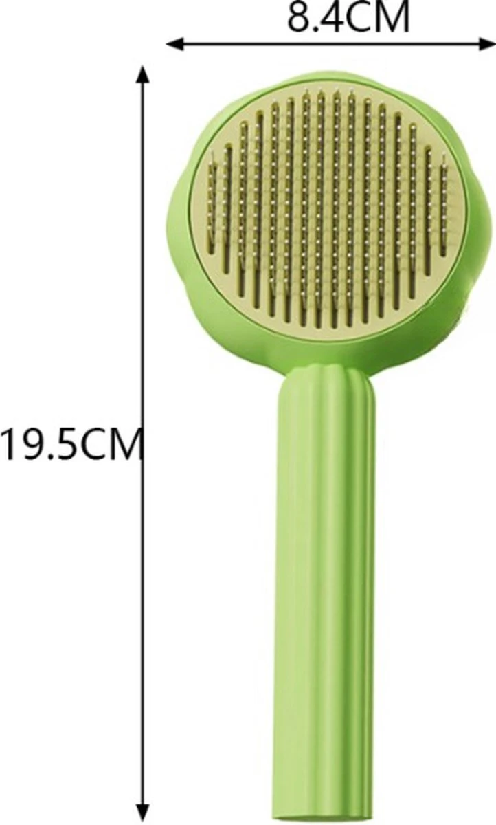 QT Petshop - Haarverwijderaar Voor Huisdieren - Groene Kattenborstel - Furminator Hondenborstel - Anti-Klit - Diervriendelijk - Dierenverzorging 6 QT Petshop - Haarverwijderaar Voor Huisdieren - Groene Kattenborstel - Furminator Hondenborstel - Anti-Klit - Diervriendelijk - Dierenverzorging - Afbeelding 4