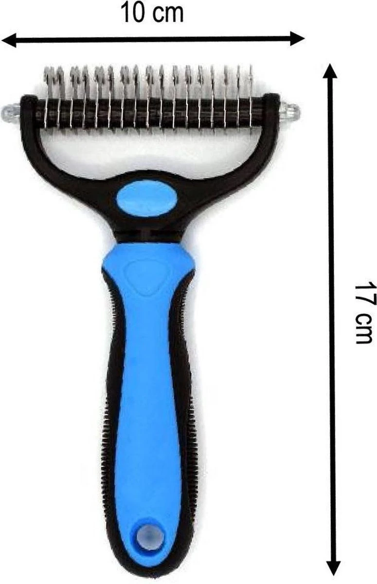 Merkloos 2 Zijdige Ondervacht Hondenkam - Hondenborstel Kortharig/Langharig - Kattenkam - Klittenkam Kat/Hond - Kattenborstel - 10 Cm. 8 Merkloos 2 Zijdige Ondervacht Hondenkam - Hondenborstel Kortharig/Langharig - Kattenkam - Klittenkam Kat/Hond - Kattenborstel - 10 Cm. - Afbeelding 6