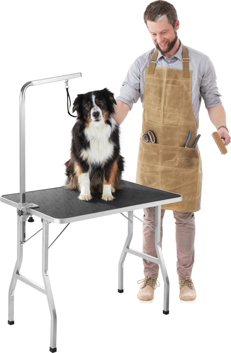 Tectake- Trimtafel Met Lus - Tafelhoogte: 76 Cm - Zwart / Grijs - 402892 4 Tectake- Trimtafel Met Lus - Tafelhoogte: 76 Cm - Zwart / Grijs - 402892 - Afbeelding 2