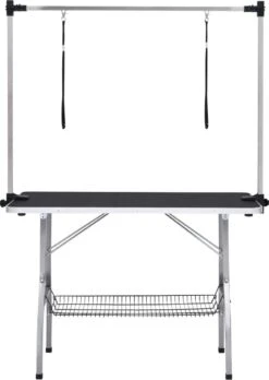 VIDAXL Hondentrimtafel Verstelbaar Met 2 Lussen En Opbergschap 18 VIDAXL Hondentrimtafel Verstelbaar Met 2 Lussen En Opbergschap -DierenPlezier 852x1200 1