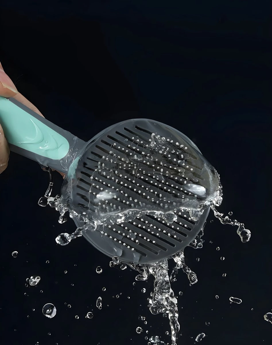 Pakeway T9 - Kattenborstel - Zelfreinigende Kattenkam - Groen - Massageborstel - 19,3 Cm 9 Pakeway T9 - Kattenborstel - Zelfreinigende Kattenkam - Groen - Massageborstel - 19,3 Cm - Afbeelding 7