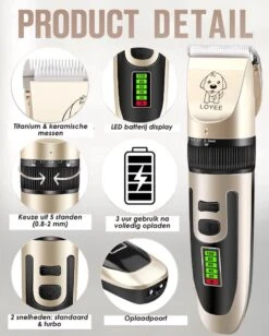 Joyage Professionele Hondentondeuse Voor Dikke Vacht – Honden Tondeuse & Hondentrimmer Tondeuse – Stille Tondeuse Katten & Honden Trimset Lang Haar – Trimmer Hond - Hondentondeuse Draadloos - Tondeuse Voor Honden - Tondeuse Hond Dikke Vacht 10 Joyage Professionele Hondentondeuse Voor Dikke Vacht – Honden Tondeuse & Hondentrimmer Tondeuse – Stille Tondeuse Katten & Honden Trimset Lang Haar – Trimmer Hond - Hondentondeuse Draadloos - Tondeuse Voor Honden - Tondeuse Hond Dikke Vacht -DierenPlezier 962x1200 1