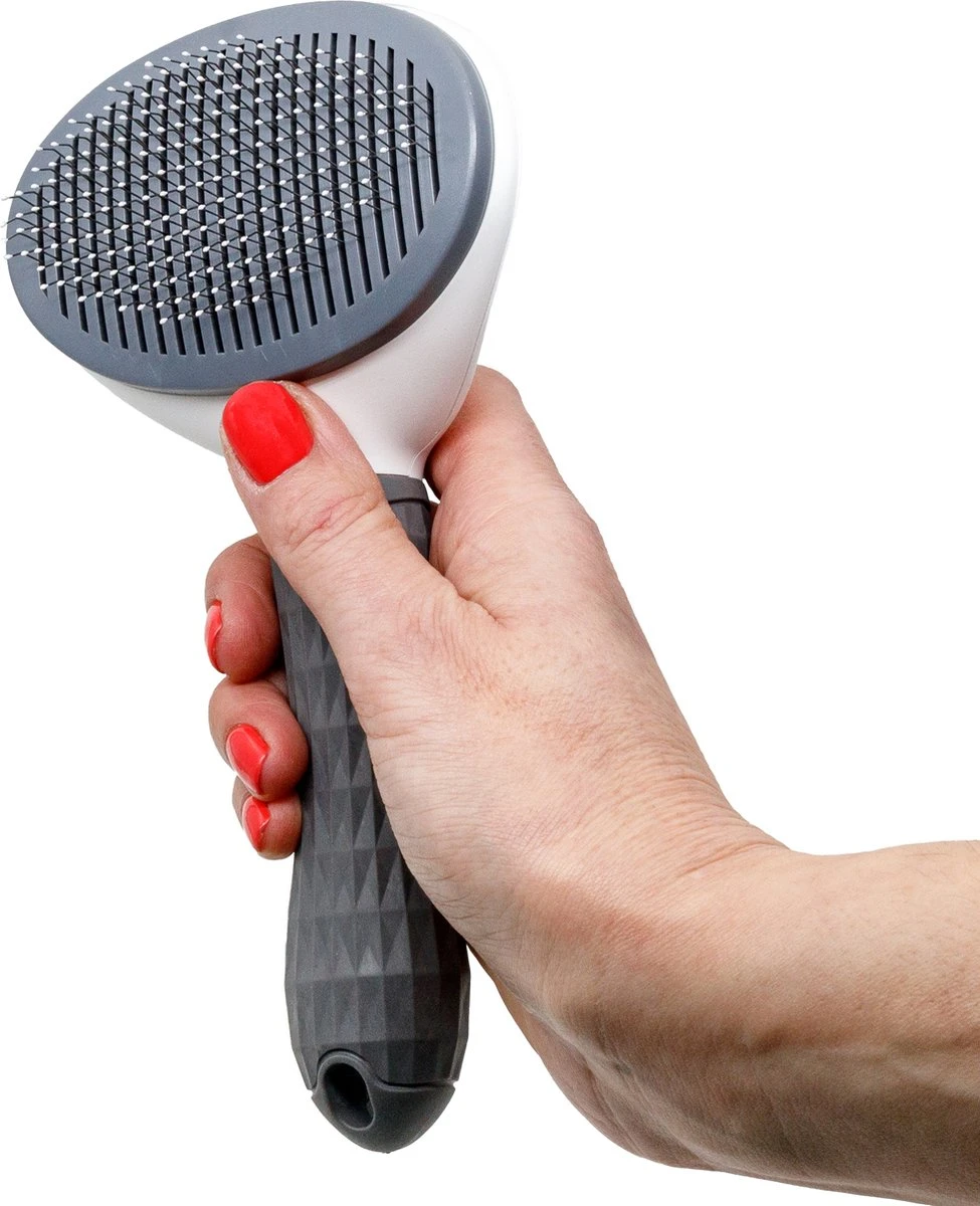 Lorell Pet Company Kattenborstel/Hondenborstel - Borstel Voor Langharig/kortharig -Hondenhaar En Kattenhaar Verwijderaar - Grijs 3 Lorell Pet Company Kattenborstel/Hondenborstel - Borstel Voor Langharig/kortharig -Hondenhaar En Kattenhaar Verwijderaar - Grijs